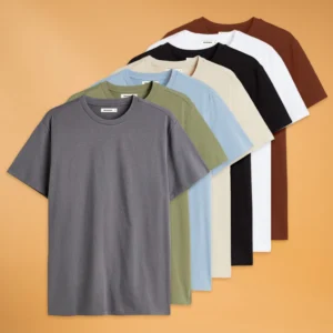 Remera de algodón estampado